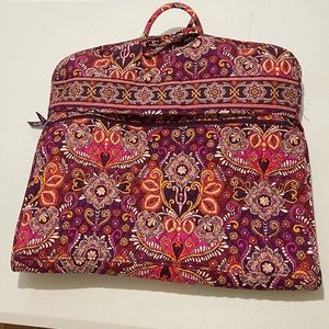 Rare Vera Bradley Hanging Garment Bag Floral Pink Orange